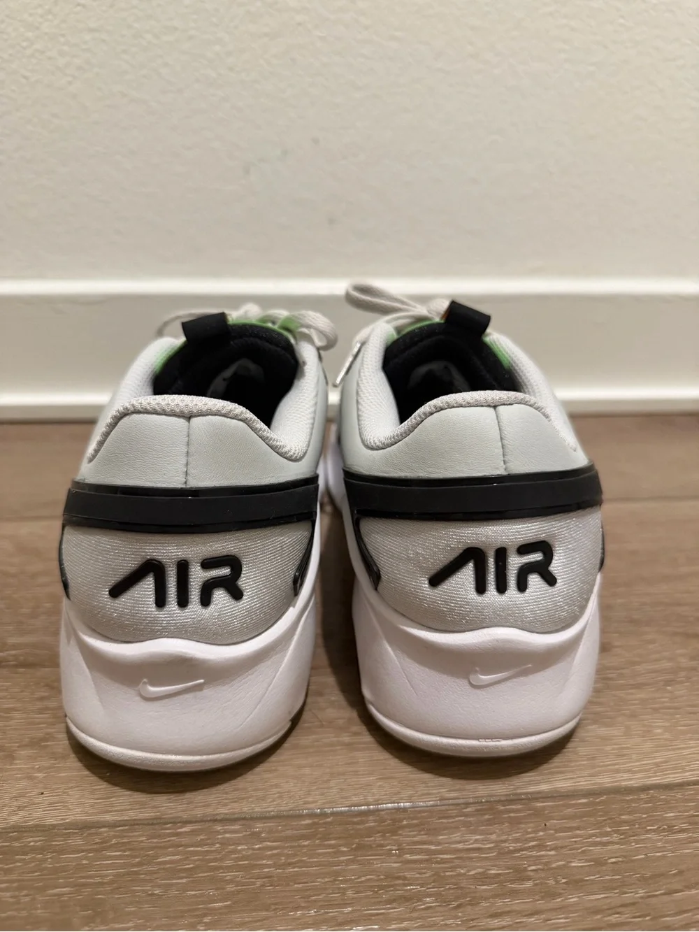 Nike Kids Black, Gray, Neon Green & Orange Running Sneakers